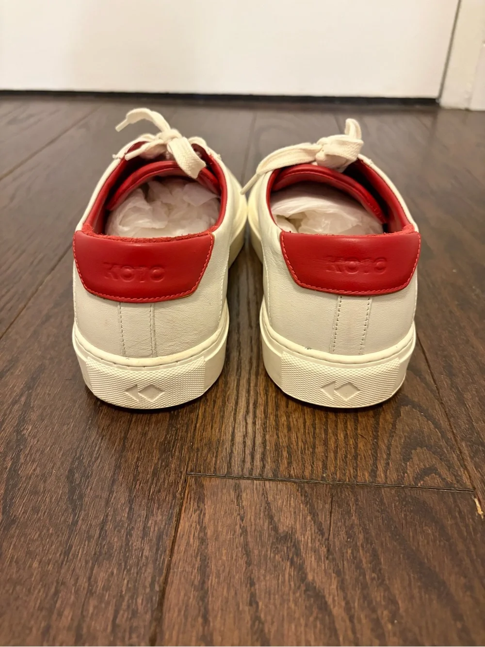 Koio Capri White Leather Sneaker - Lunar New Year, Year of the Dragon